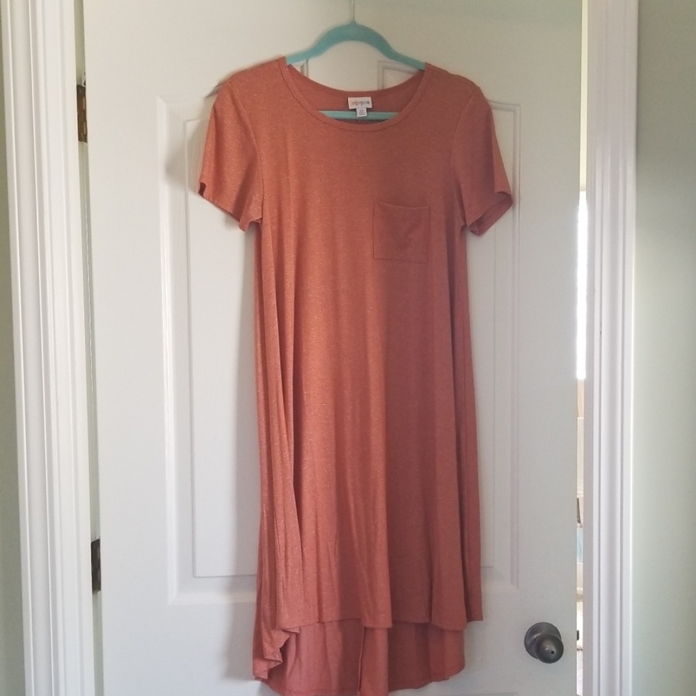 LuLaRoe Carly Pumpkin Spice color